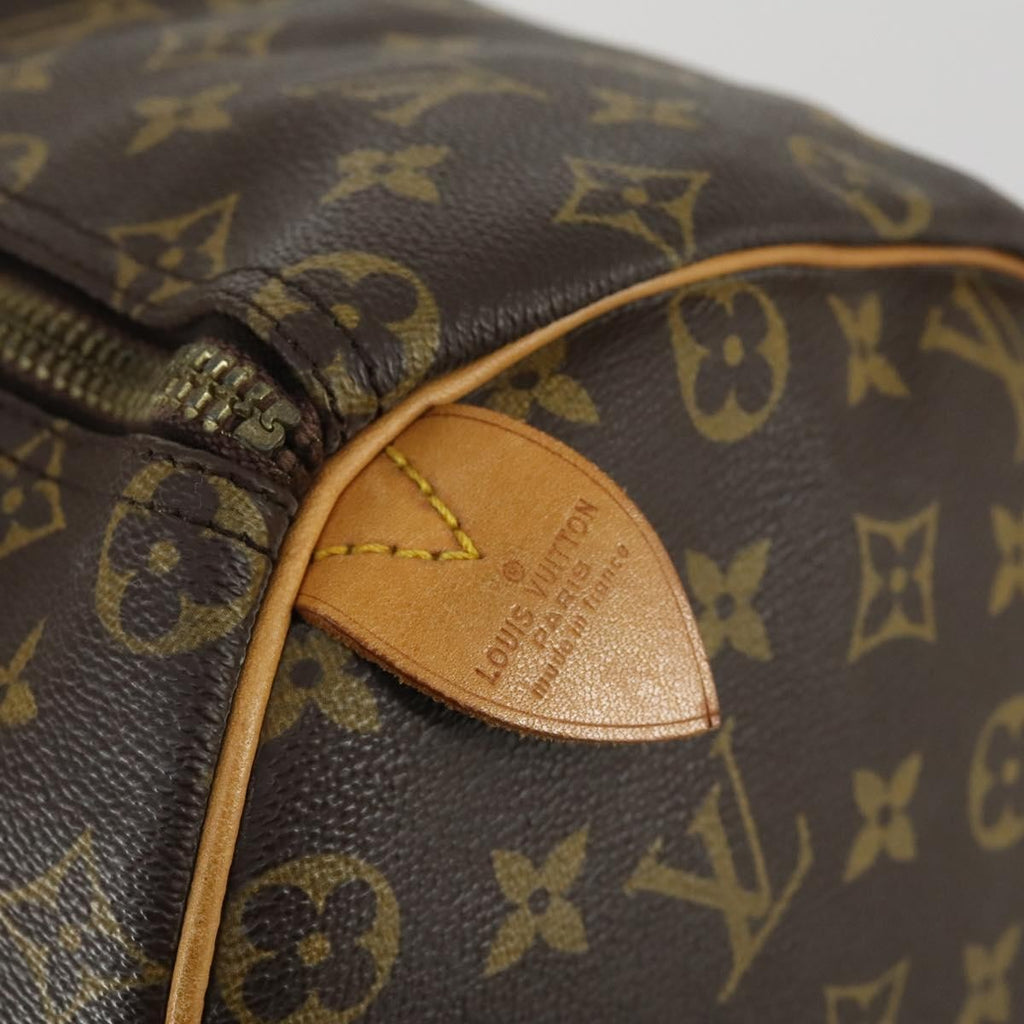 Louis Vuitton Keepall Bag Monogram Canvas Brown Canvas Travel Bag