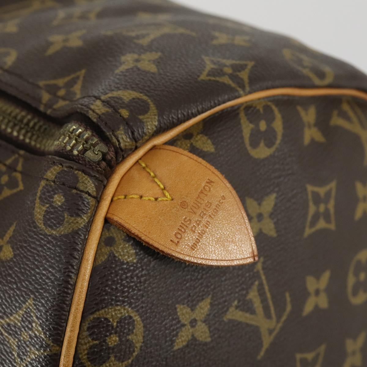 Louis Vuitton Keepall Bag Monogram Canvas Brown Canvas Travel Bag