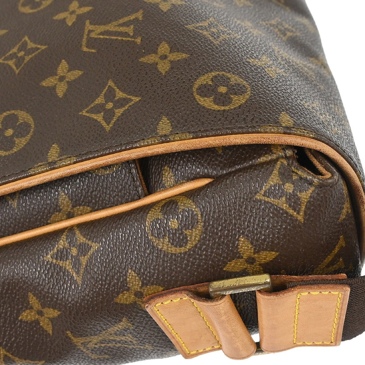 Louis Vuitton Abbesses Messenger Bag Monogram Canvas Brown Canvas Shoulder Bag