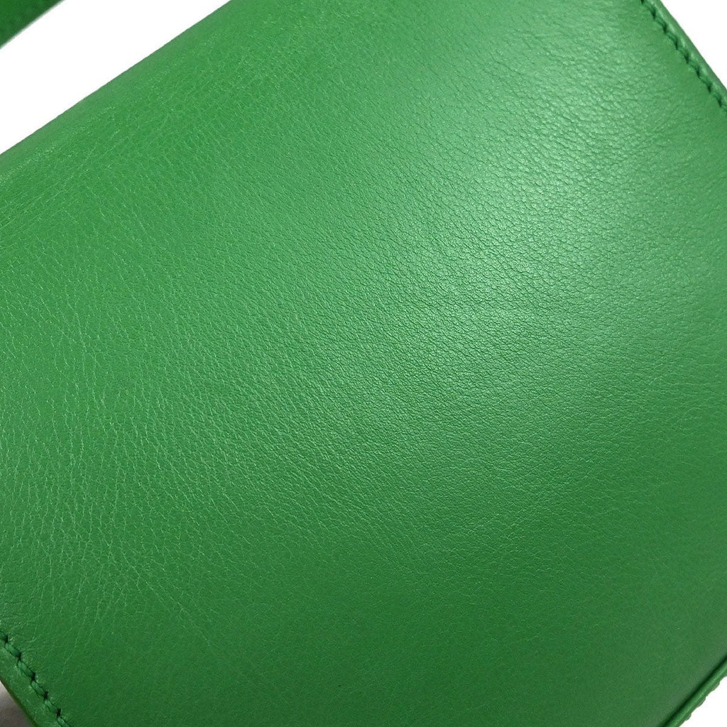 Celine Handbag Leather Green Leather Handbag