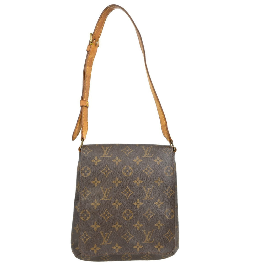 Louis Vuitton Musette Salsa Handbag Monogram Canvas Brown Canvas Shoulder Bag