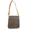 Louis Vuitton Musette Salsa Handbag Monogram Canvas Brown Canvas Shoulder Bag