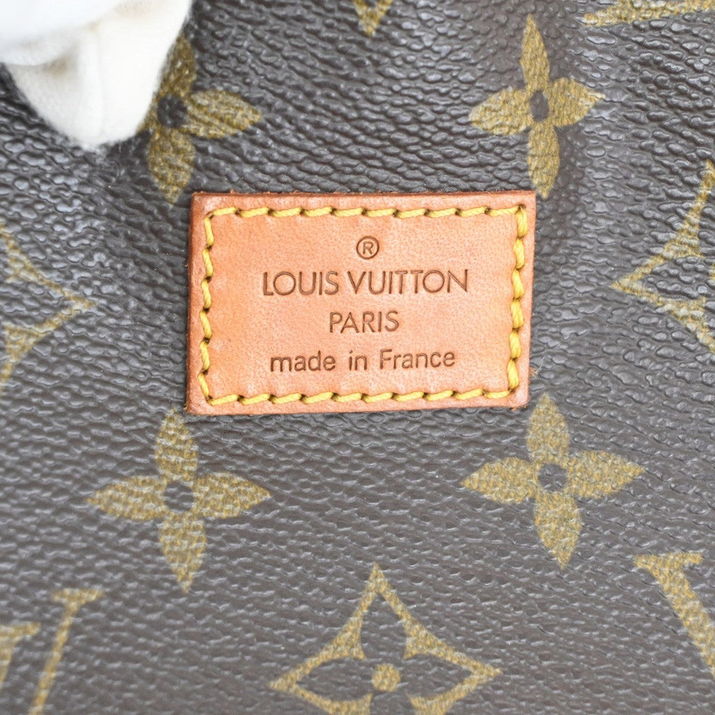 Louis Vuitton Saumur Handbag Monogram Canvas Brown Canvas Shoulder Bag