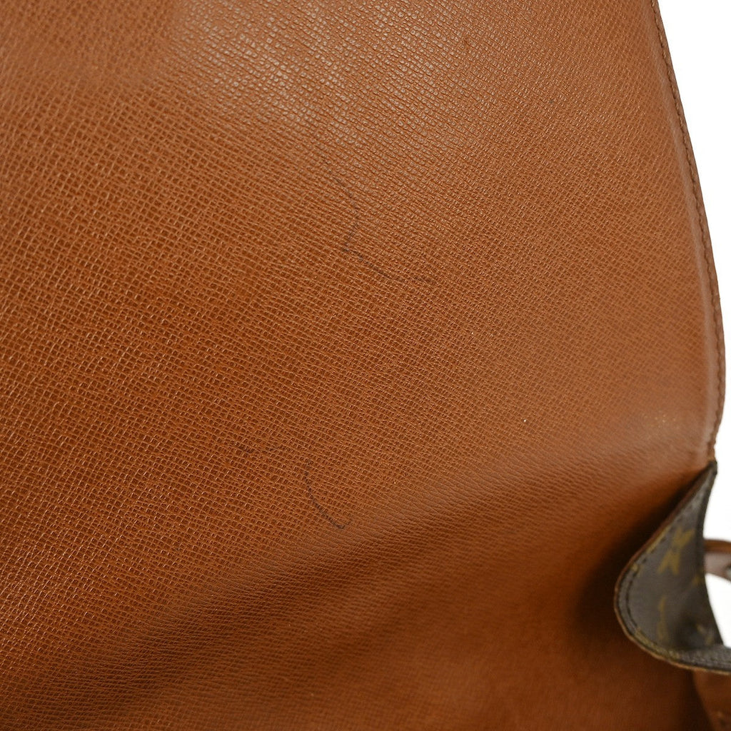 Louis Vuitton Cartouchiere Handbag Monogram Canvas Brown Canvas Shoulder Bag