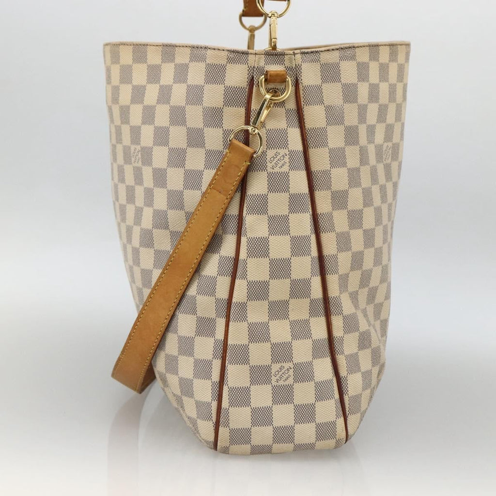 Louis Vuitton Soffi Handbag Damier Beige Canvas Handbag