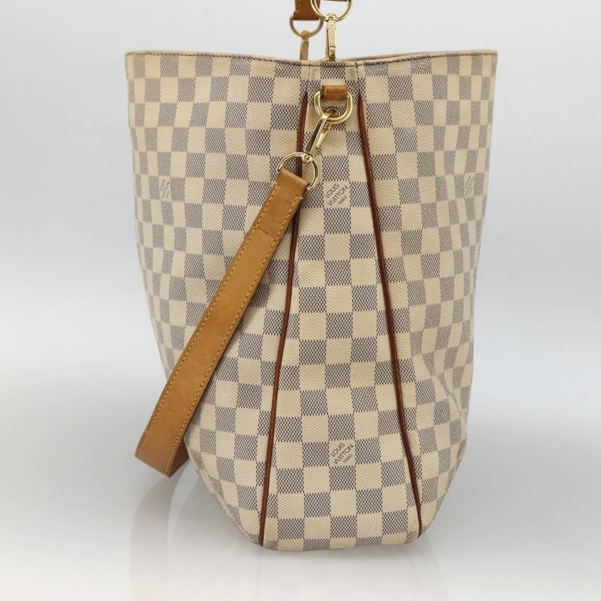 Louis Vuitton Soffi Handbag Damier Beige Canvas Handbag