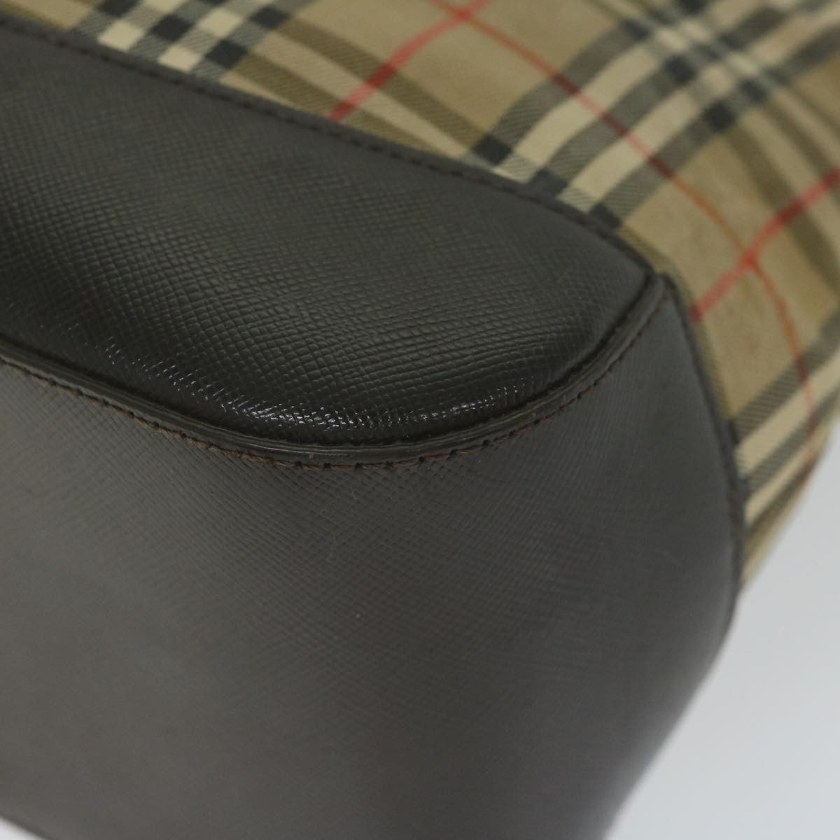Burberry Nova Check Handbag Nova Check Canvas And Leather Beige Canvas Handbag
