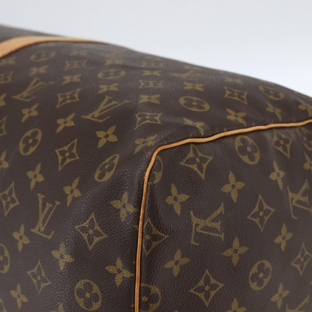 Louis Vuitton Keepall Bag Monogram Canvas Brown Canvas Travel Bag