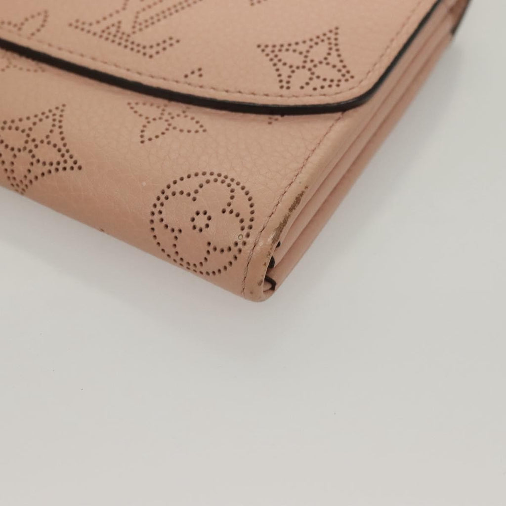 Louis Vuitton Iris Wallet Mahina Leather Pink Leather Wallets Accessory