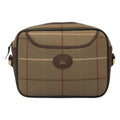 Burberry Nova Check Shoulder Bag Canvas And Leather Beige Canvas Shoulder Bag