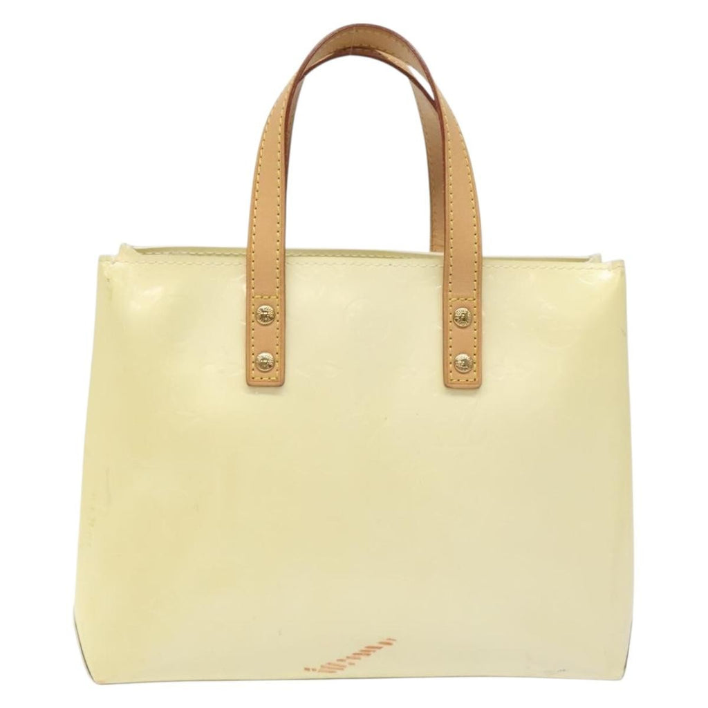 Louis Vuitton Reade Handbag Monogram Vernis Beige Patent_Leather Bag