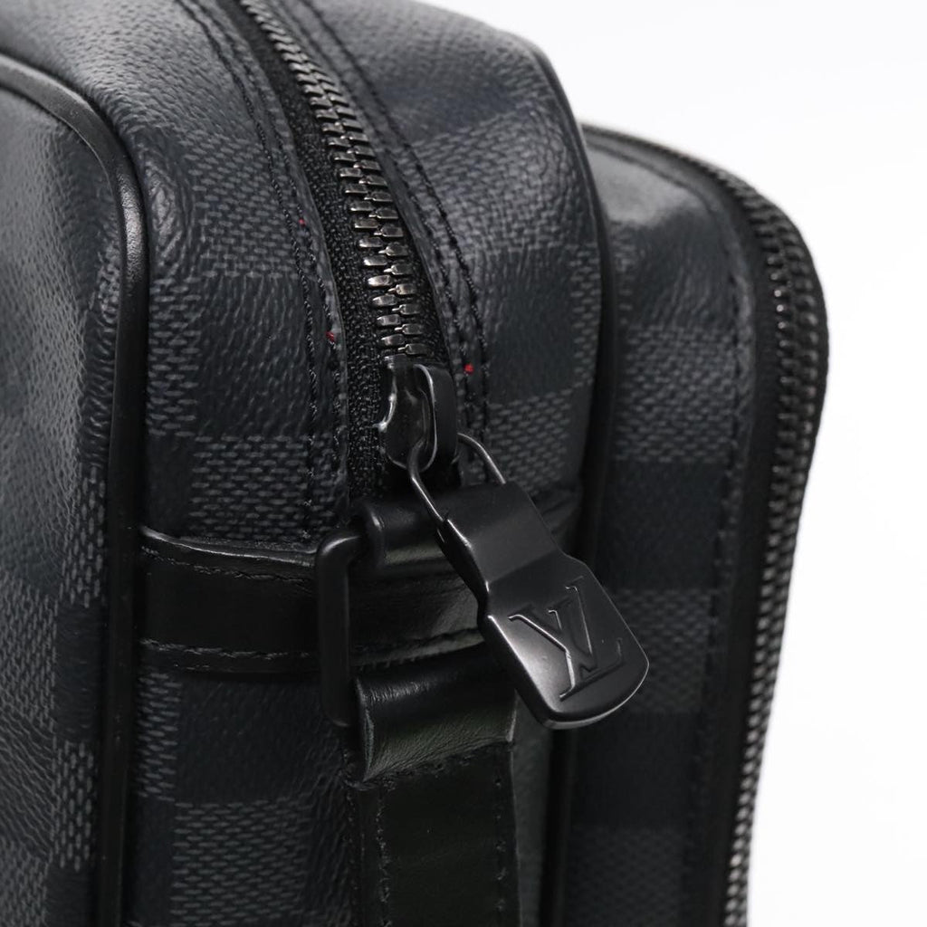 Louis Vuitton Utility Business Bag Damier Graphite Gray Canvas Shoulder Bag