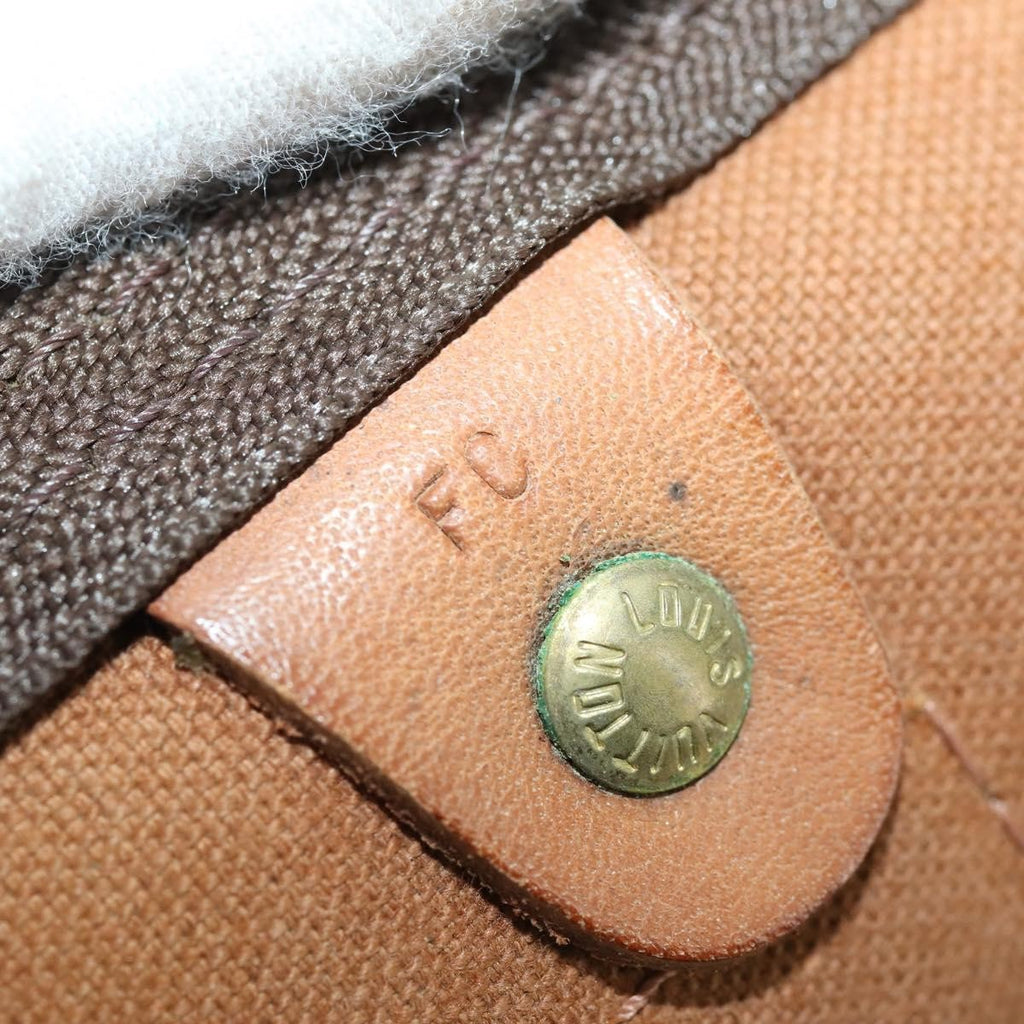 Louis Vuitton Keepall Bag Monogram Canvas Brown Canvas Travel Bag