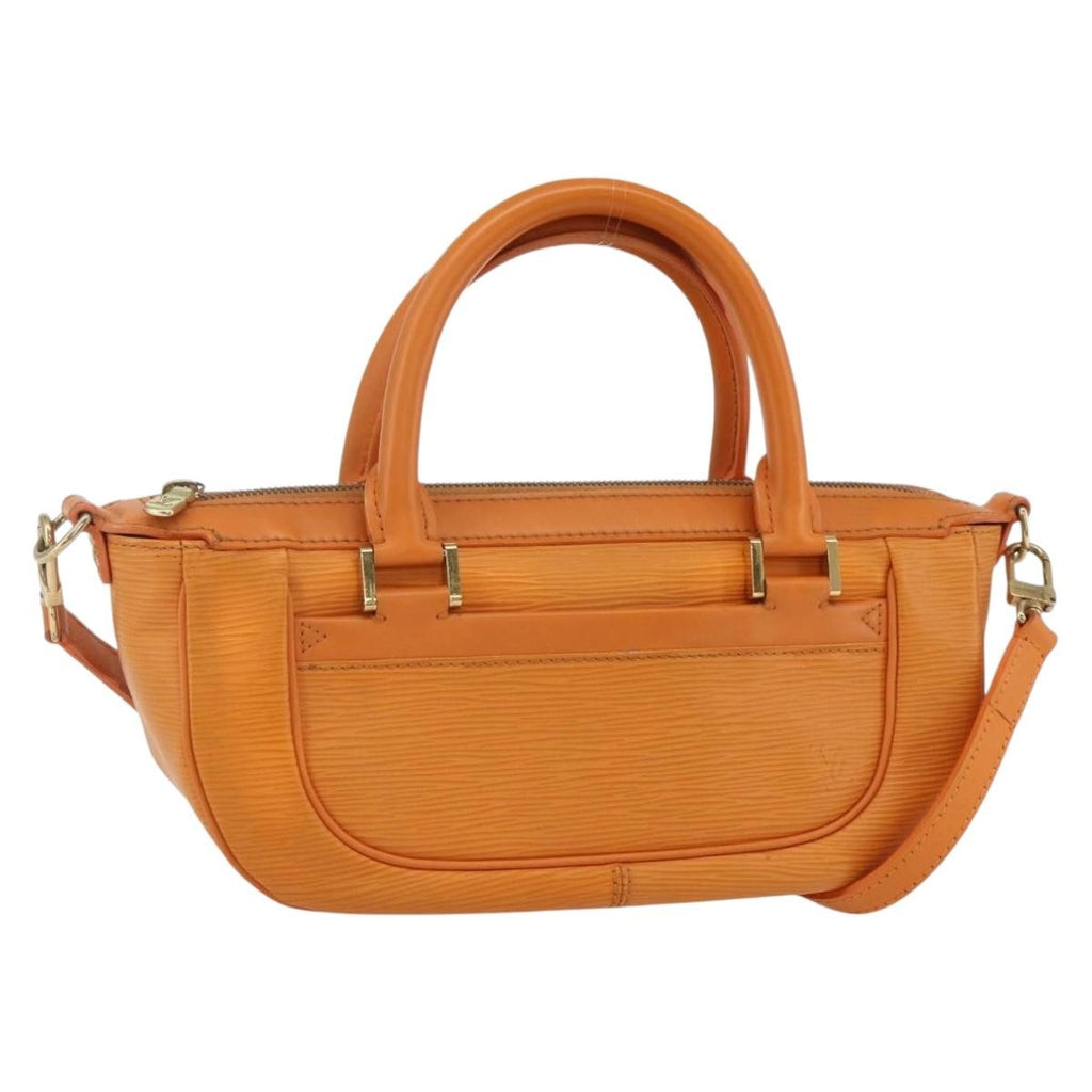 Louis Vuitton Danura Handbag Epi Orange Leather Handbag