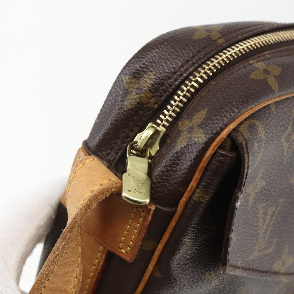 Louis Vuitton Jeune Fille Handbag Monogram Canvas Brown Canvas Shoulder Bag