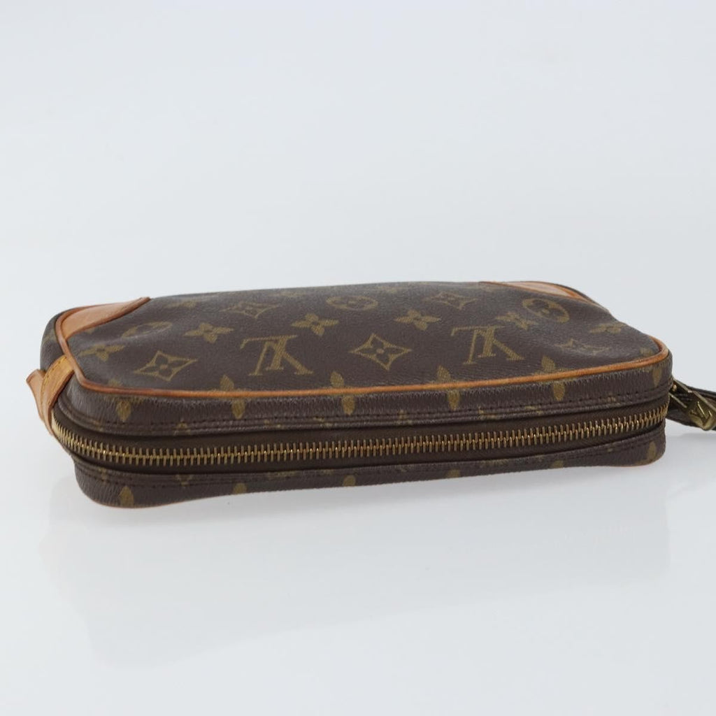 Louis Vuitton Marly Dragonne Clutch Monogram Canvas Brown Canvas Clutche & Pouche Bag