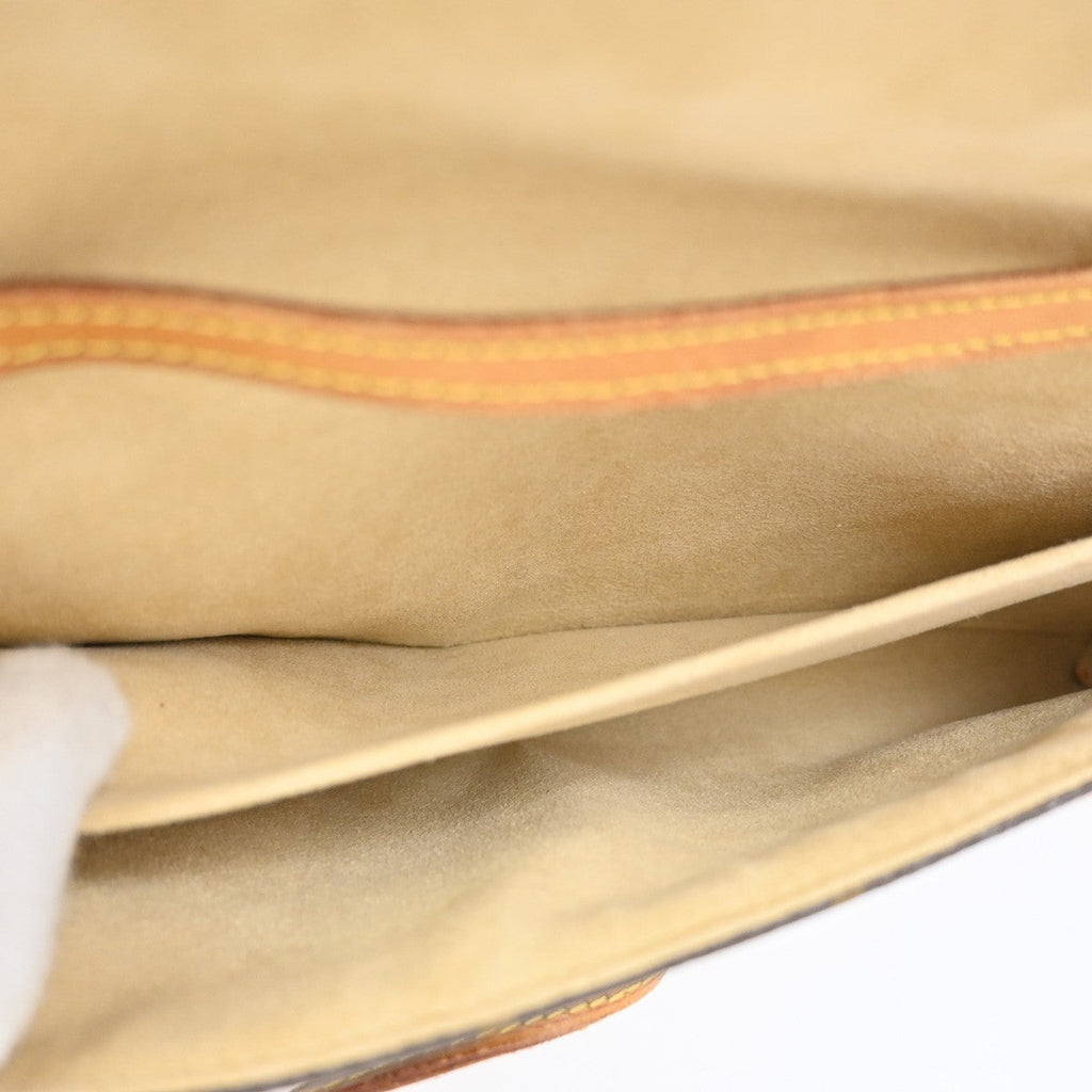Louis Vuitton Twin Handbag Monogram Canvas Brown Canvas Clutche & Pouche Bag