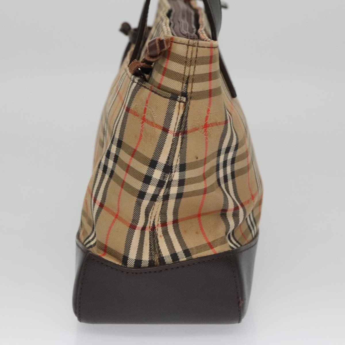 Burberry Nova Check Handbag Nova Check Canvas And Leather Beige Canvas Handbag