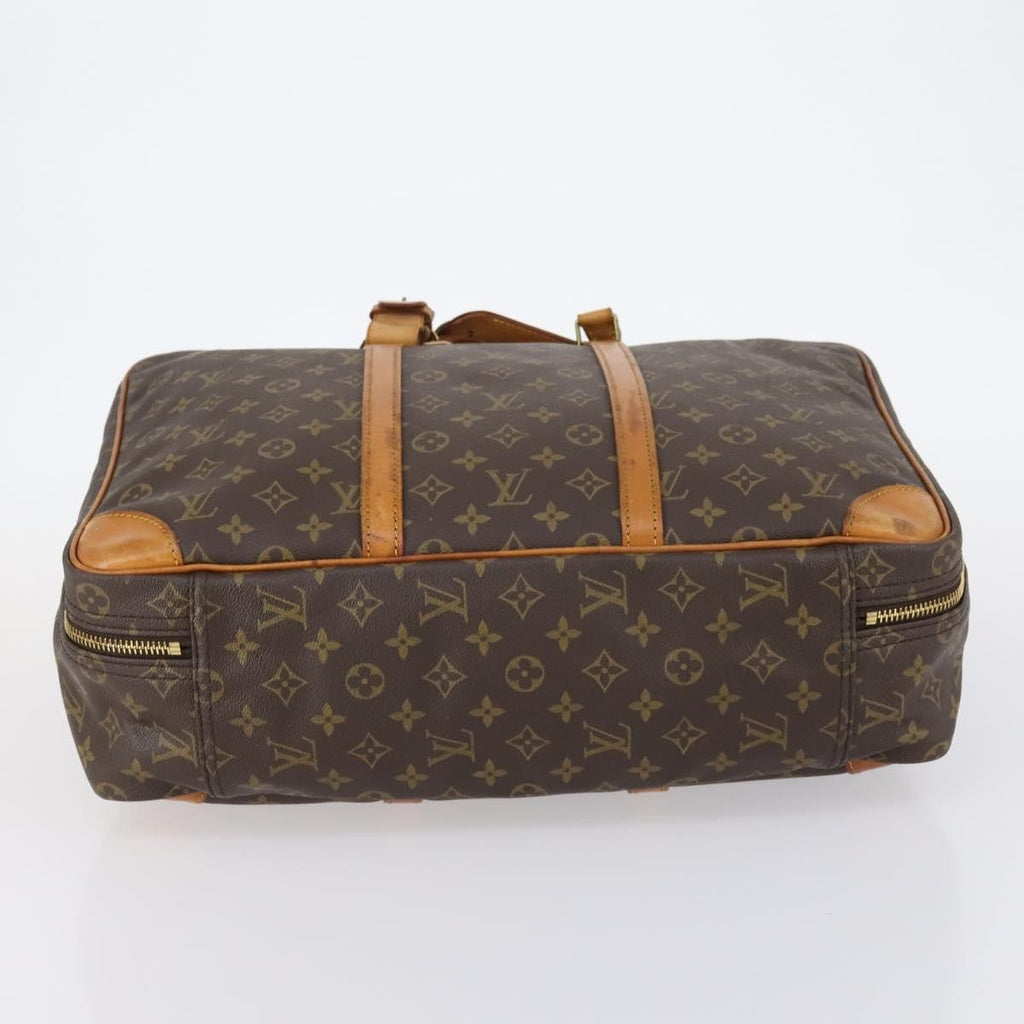 Louis Vuitton Sirius Handbag Monogram Canvas Brown Canvas Travel Bag