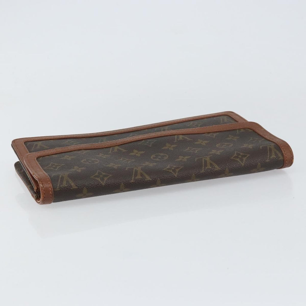 Louis Vuitton Dame Pochette Monogram Canvas Brown Canvas Clutche & Pouche Bag