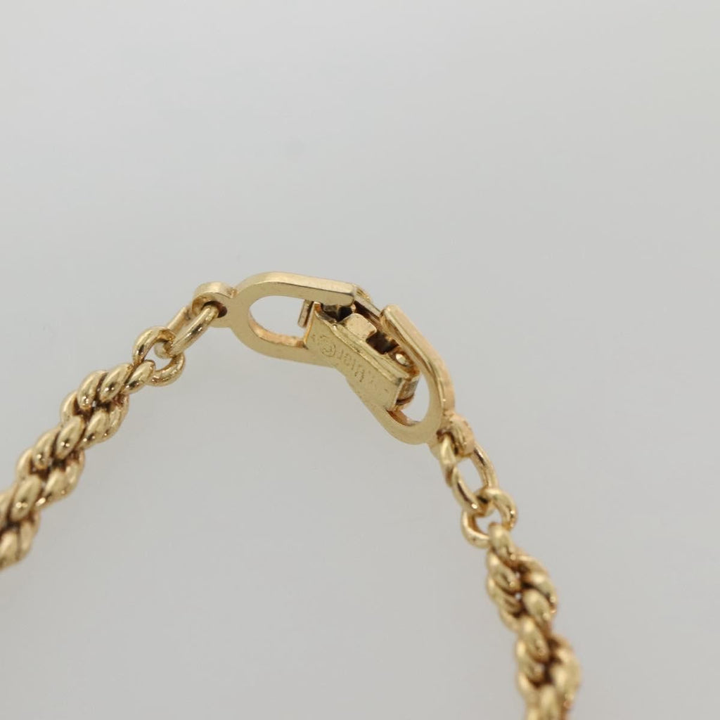 Christian Dior Cd Round Pendant Necklace Metal Gold Metal Necklace Jewelry (Pre-Owned)