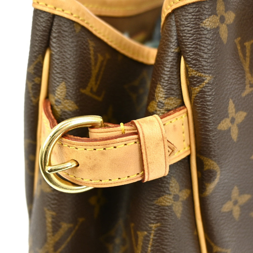 Louis Vuitton Batignolles Handbag Monogram Canvas Brown Canvas Tote Bag