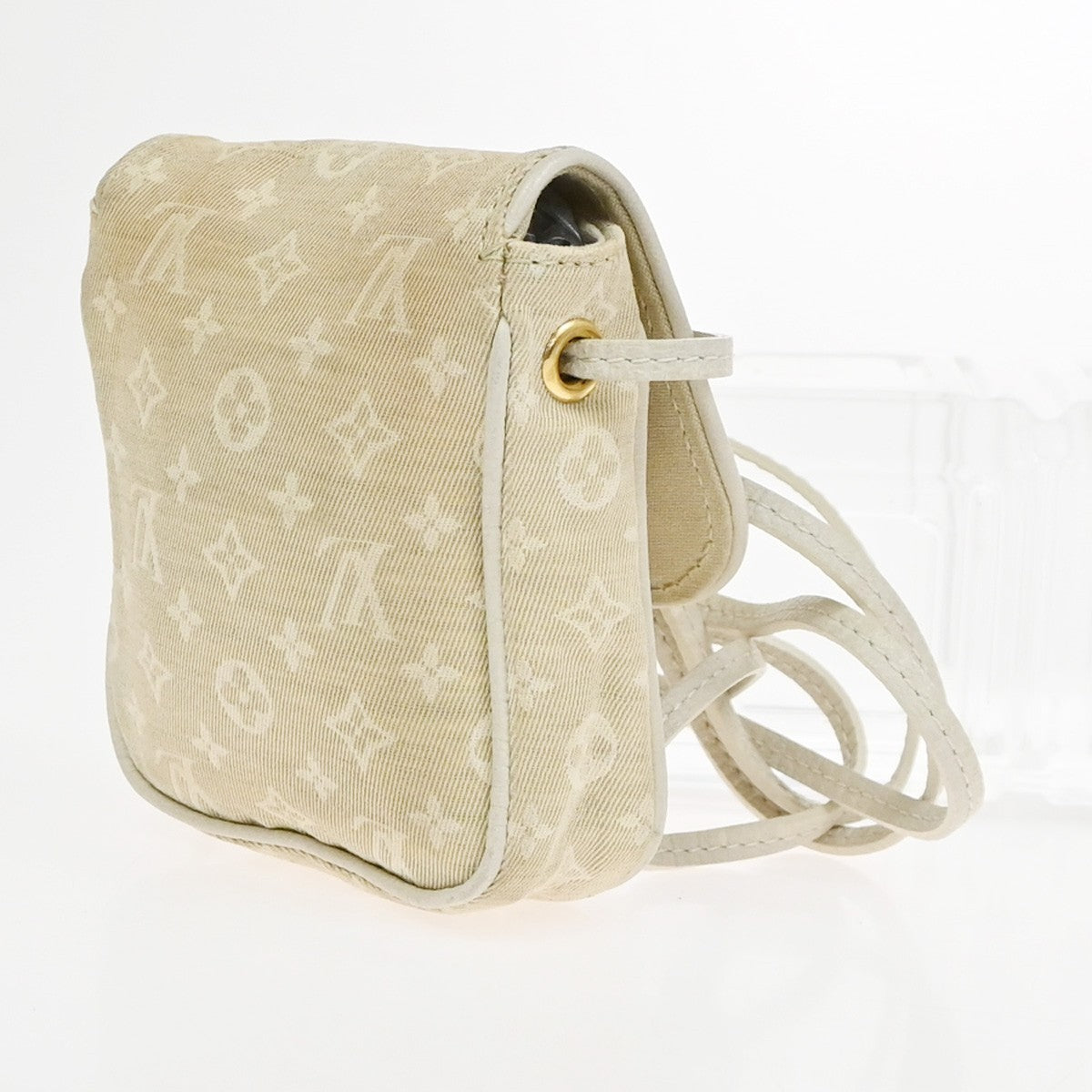 Louis Vuitton Cancun Pochette Monogram Mini Canvas Beige Canvas Clutche & Pouche Bag
