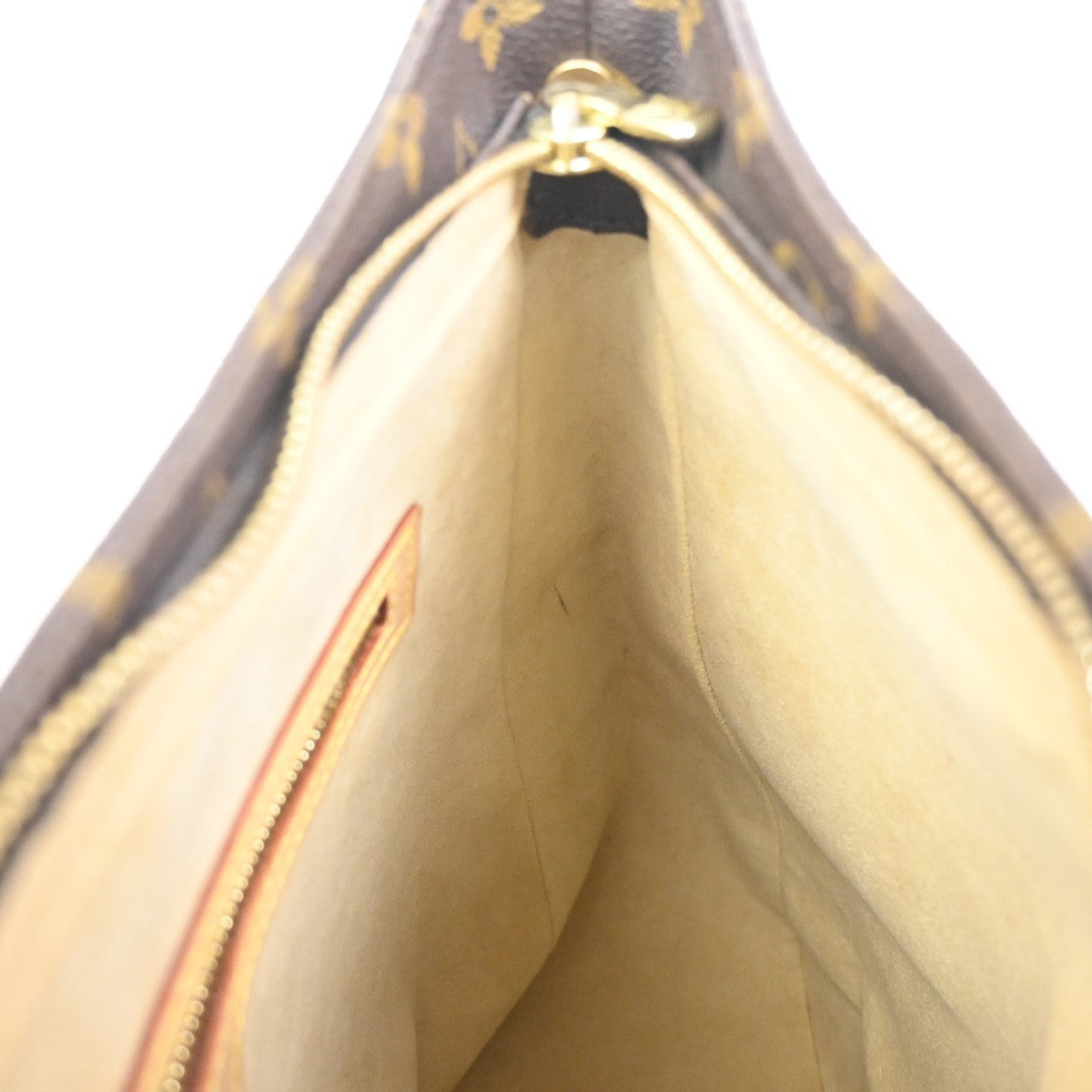 Louis Vuitton Monogram Looping Handbag Monogram Canvas Brown Canvas Shoulder Bag