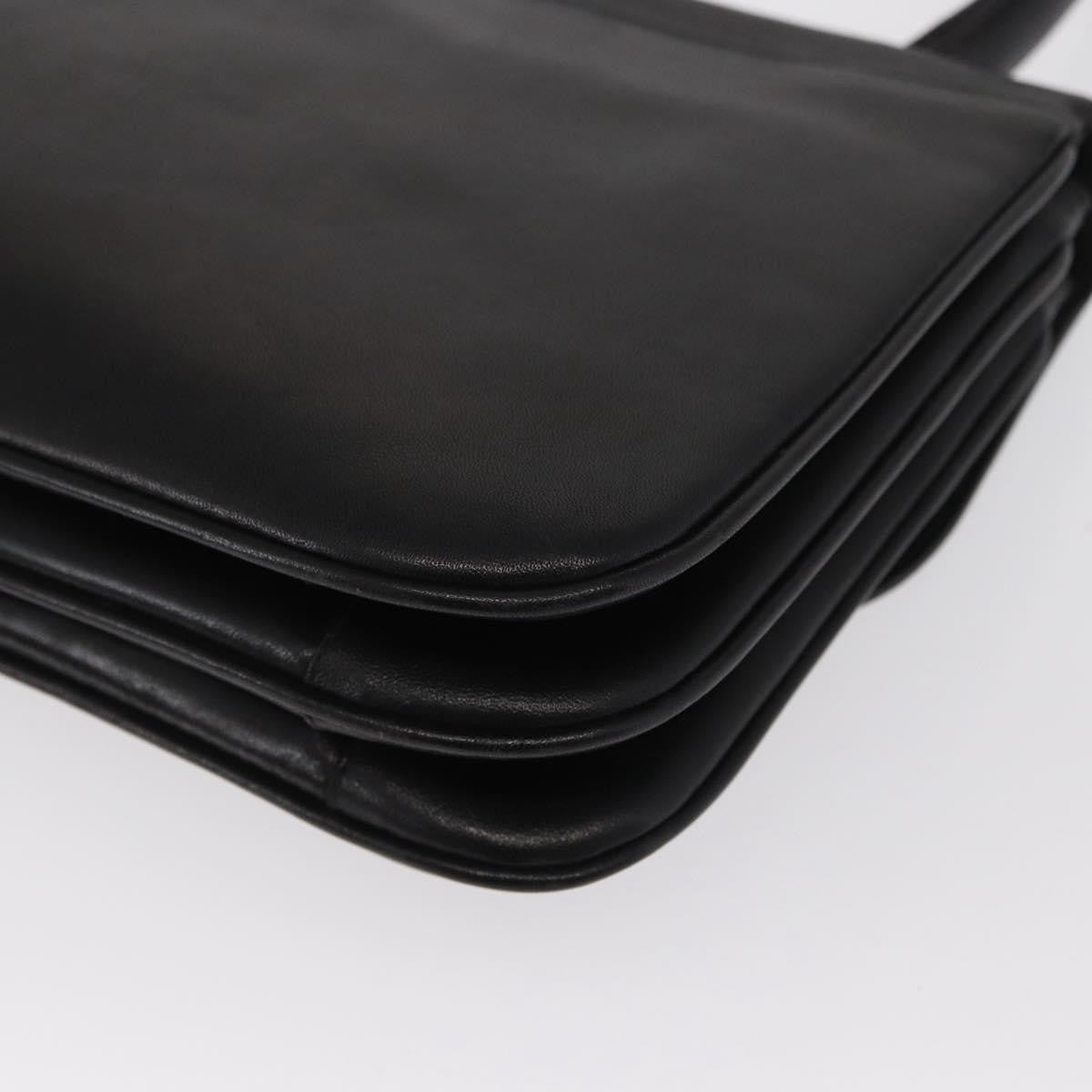 Celine Handbag Leather Black Leather Handbag