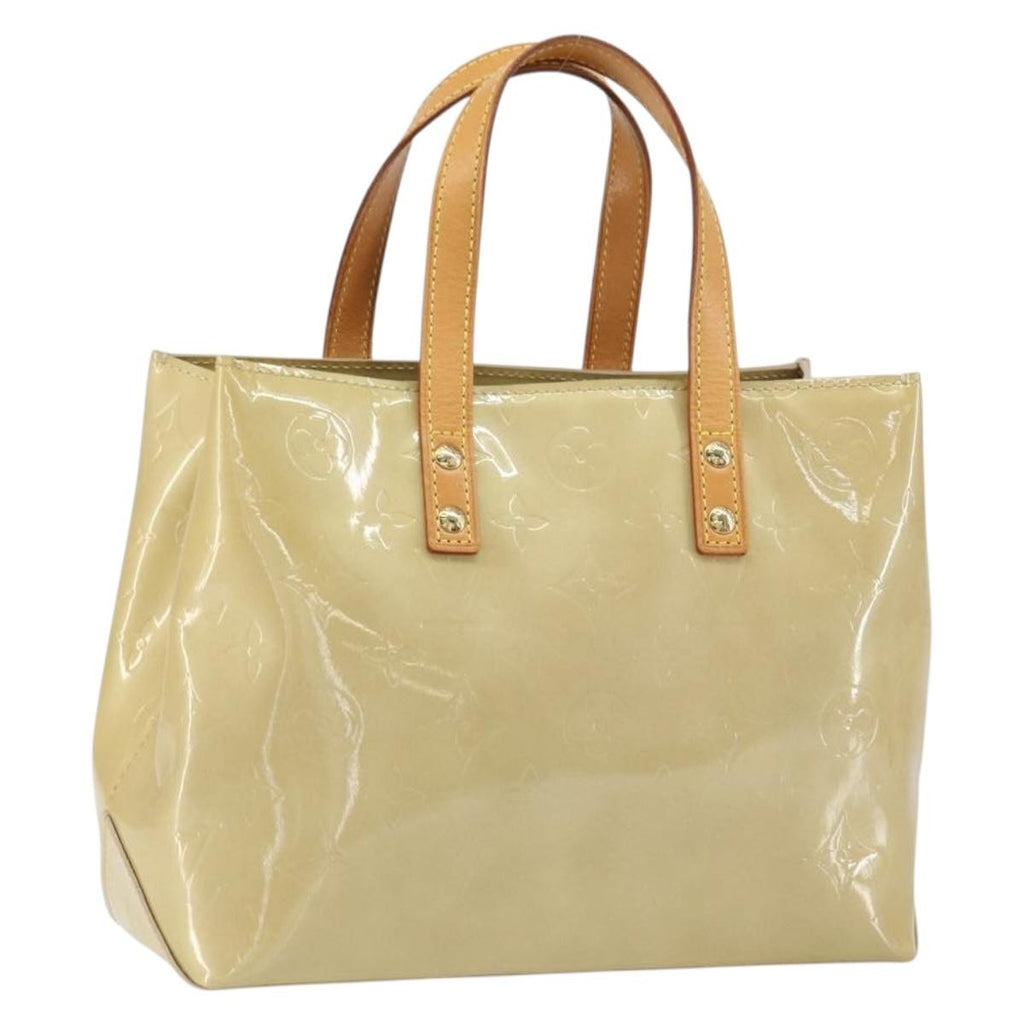 Louis Vuitton Reade Handbag Monogram Vernis Beige Patent_Leather Handbag