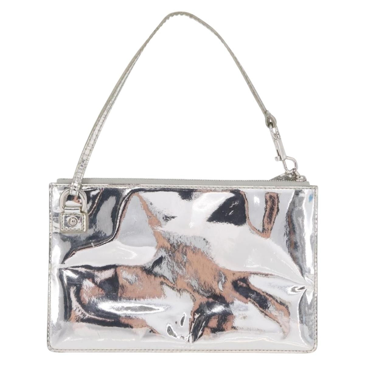Louis Vuitton Pochette Clutch Monogram Miroir Pvc Silver Pvc Clutche & Pouche Bag
