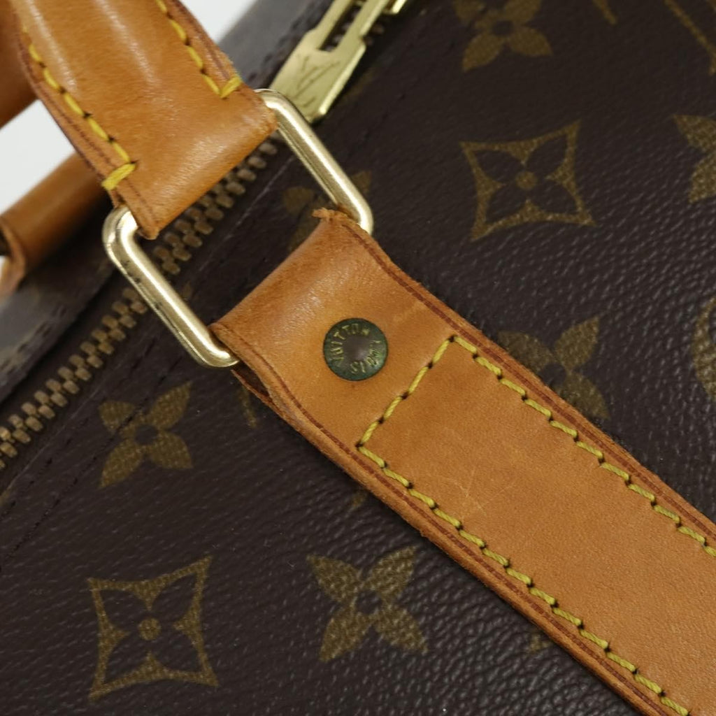 Louis Vuitton Keepall Bag Monogram Canvas Brown Canvas Travel Bag