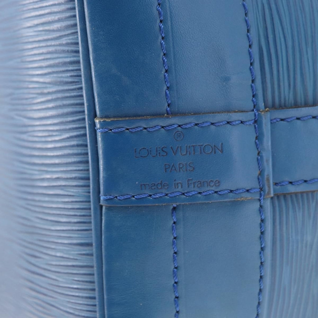 Louis Vuitton Noe Handbag Epi Leather Blue Leather Shoulder Bag