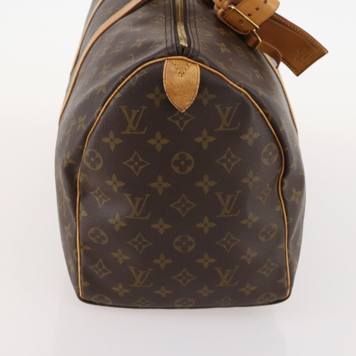 Louis Vuitton Keepall Bag Monogram Canvas Brown Canvas Travel Bag