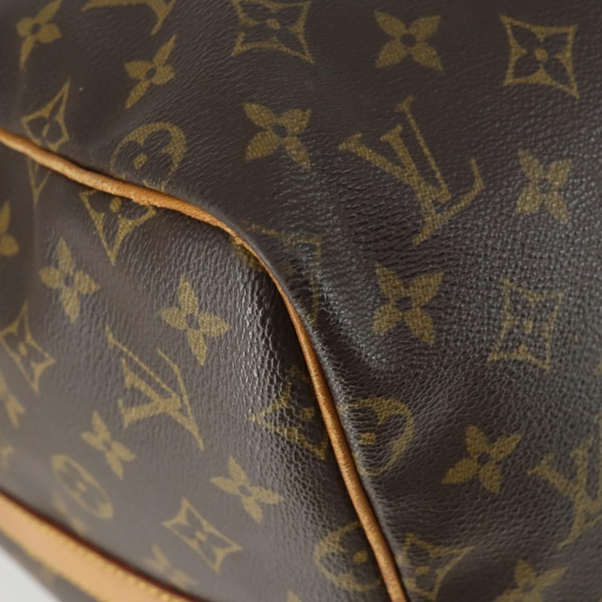 Louis Vuitton Keepall Bandouliere Bag Monogram Canvas Brown Canvas Travel Bag