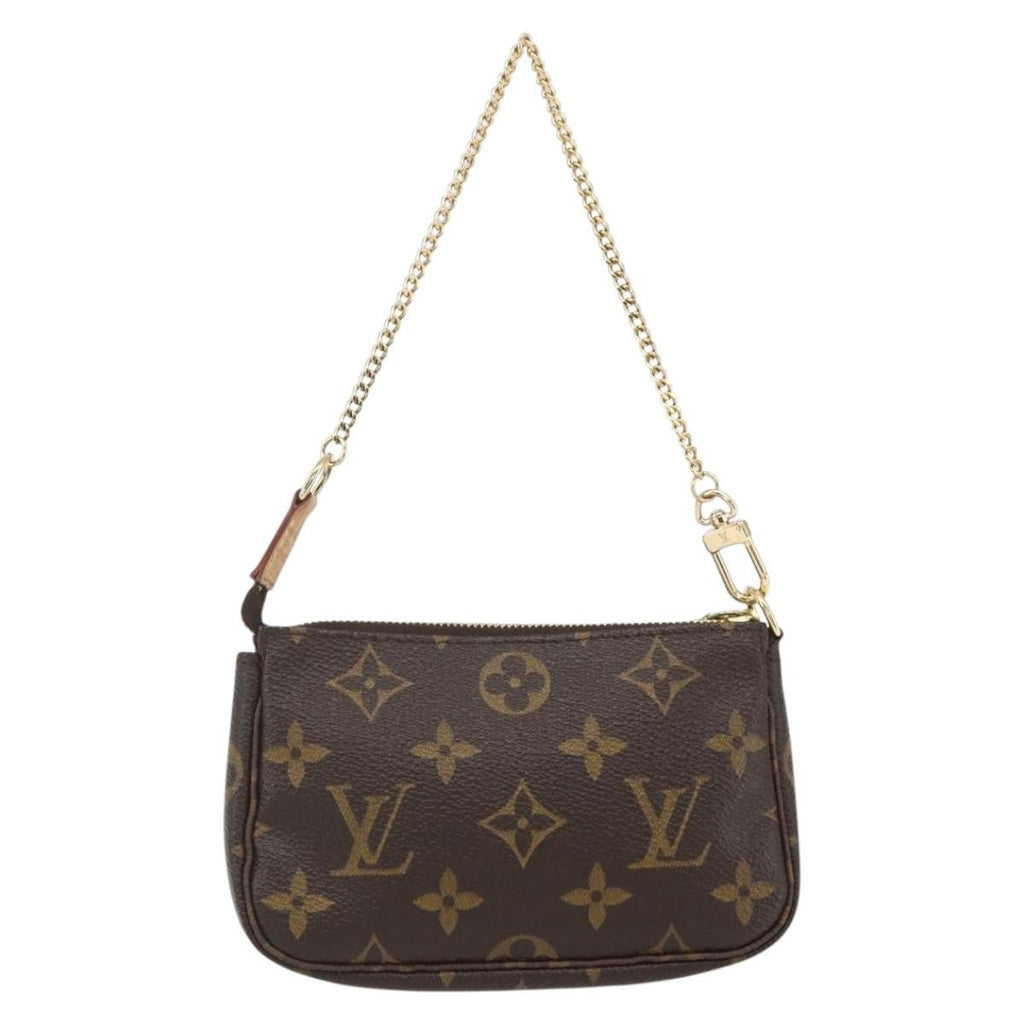 Louis Vuitton Pochette Accessoires Limited Edition Monogram Trunk Brown Canvas Clutche & Pouche Bag