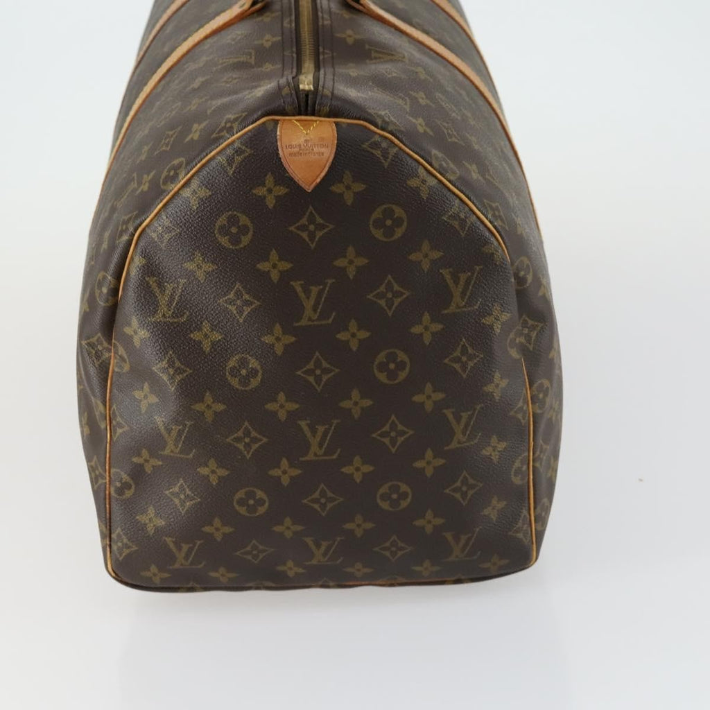 Louis Vuitton Keepall Bag Monogram Canvas Brown Canvas Travel Bag