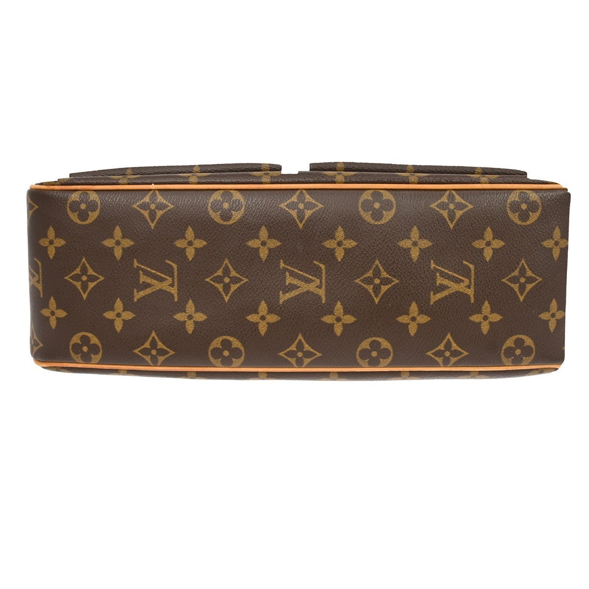 Louis Vuitton Viva Cite Handbag Monogram Canvas Brown Canvas Shoulder Bag
