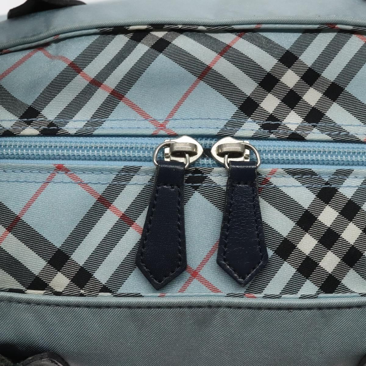 Burberry Nova Check Blue Label Nylon Blue Nylon Handbag