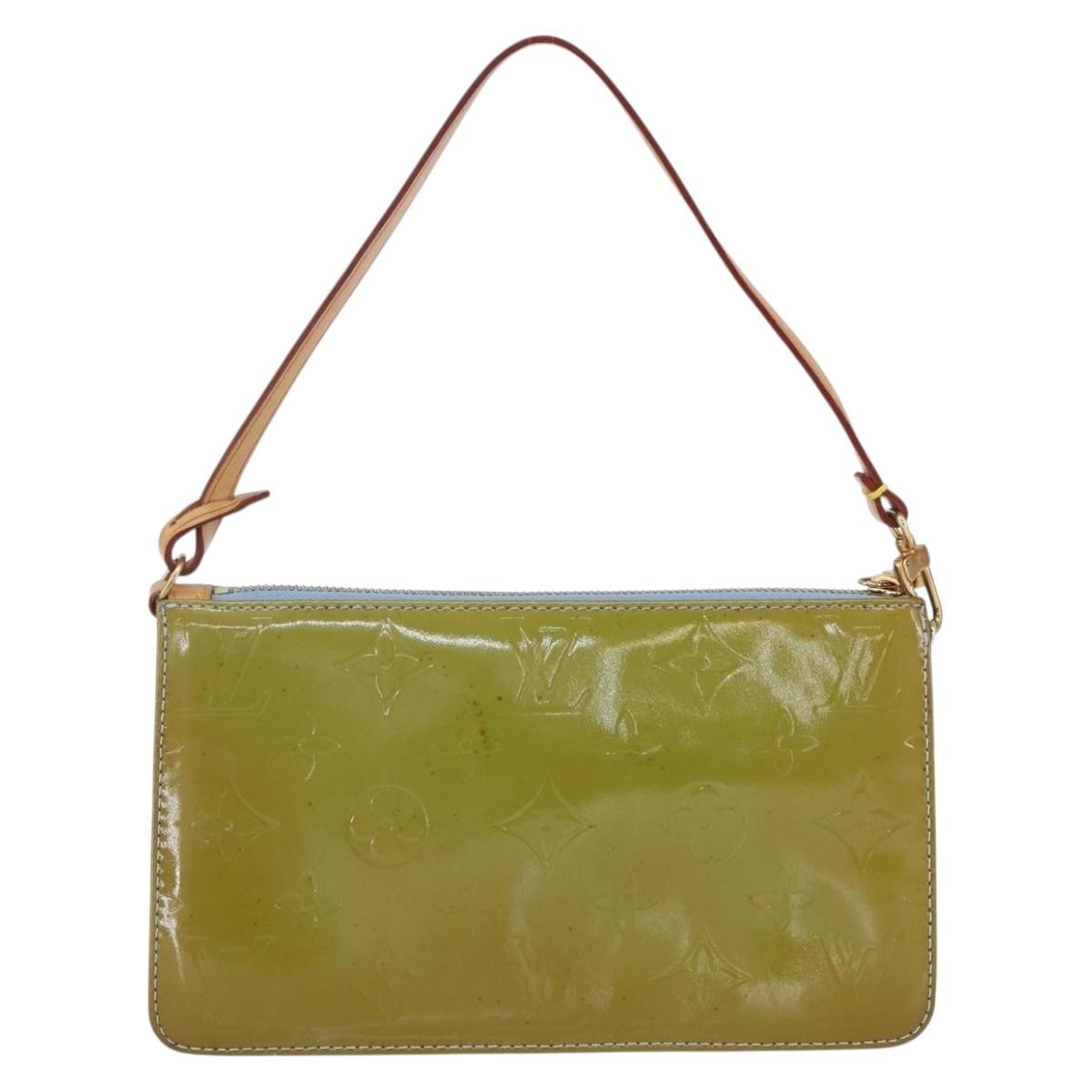 Louis Vuitton Lexington Pochette Monogram Vernis Blue Patent_Leather Clutche & Pouche Bag
