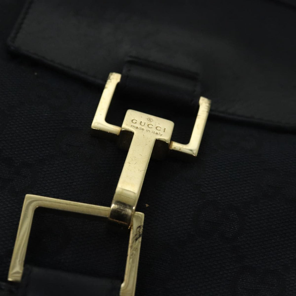Gucci Vintage Jackie Shoulder Bag Canvas And Leather Multicolour Canvas Shoulder Bag Bag (Pre-Owned)