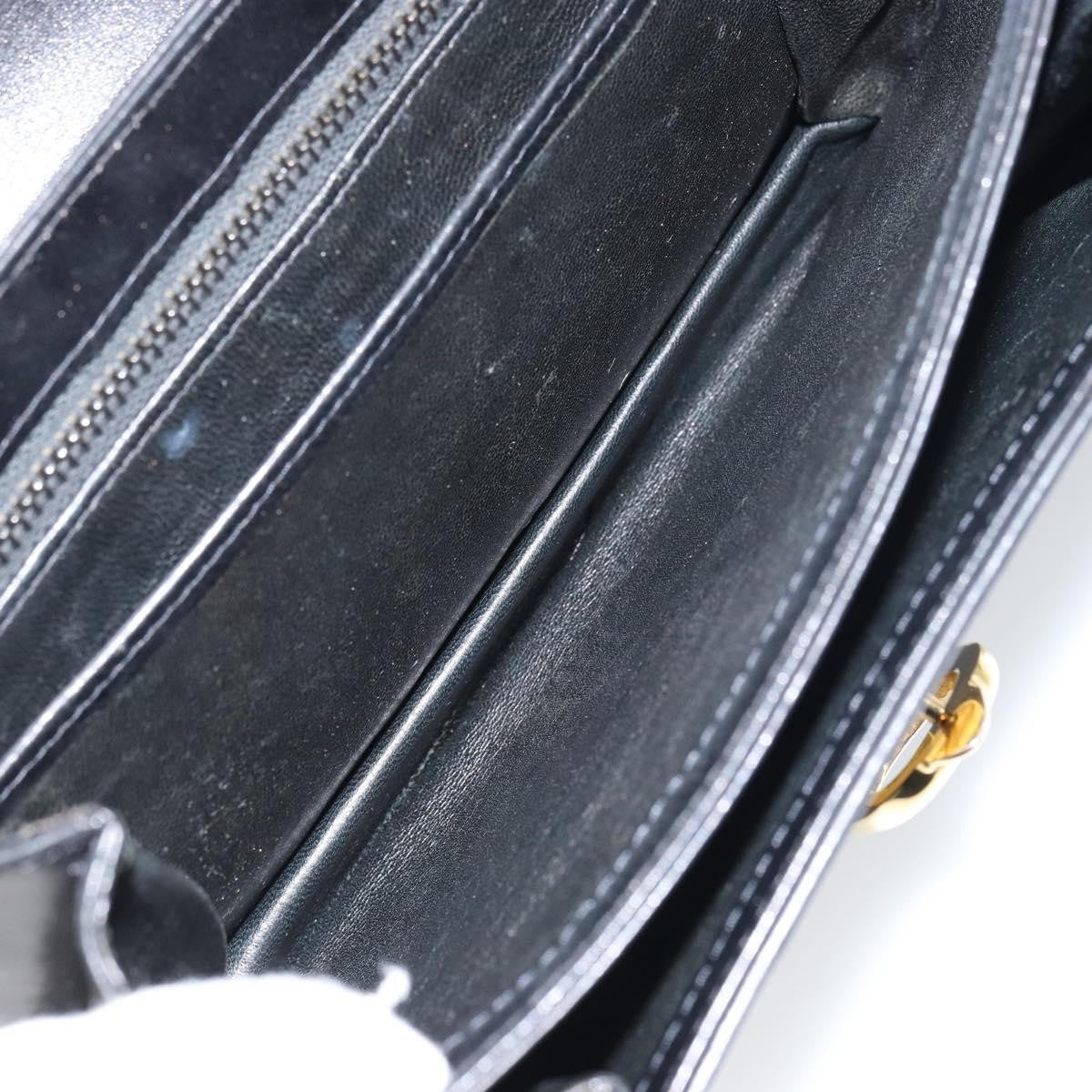 Celine Horse Carriage Shoulder Bag Leather Black Leather Shoulder Bag Bag