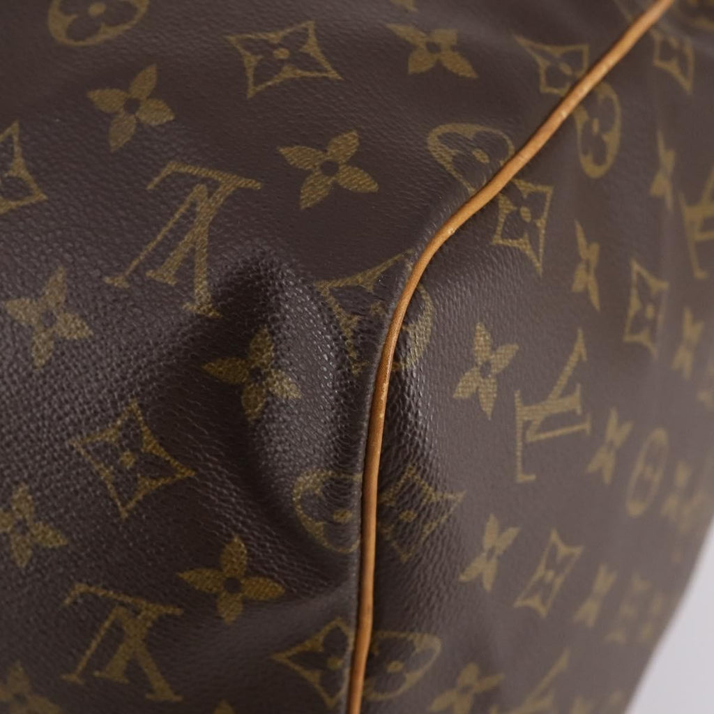 Louis Vuitton Keepall Bag Monogram Canvas Brown Canvas Travel Bag