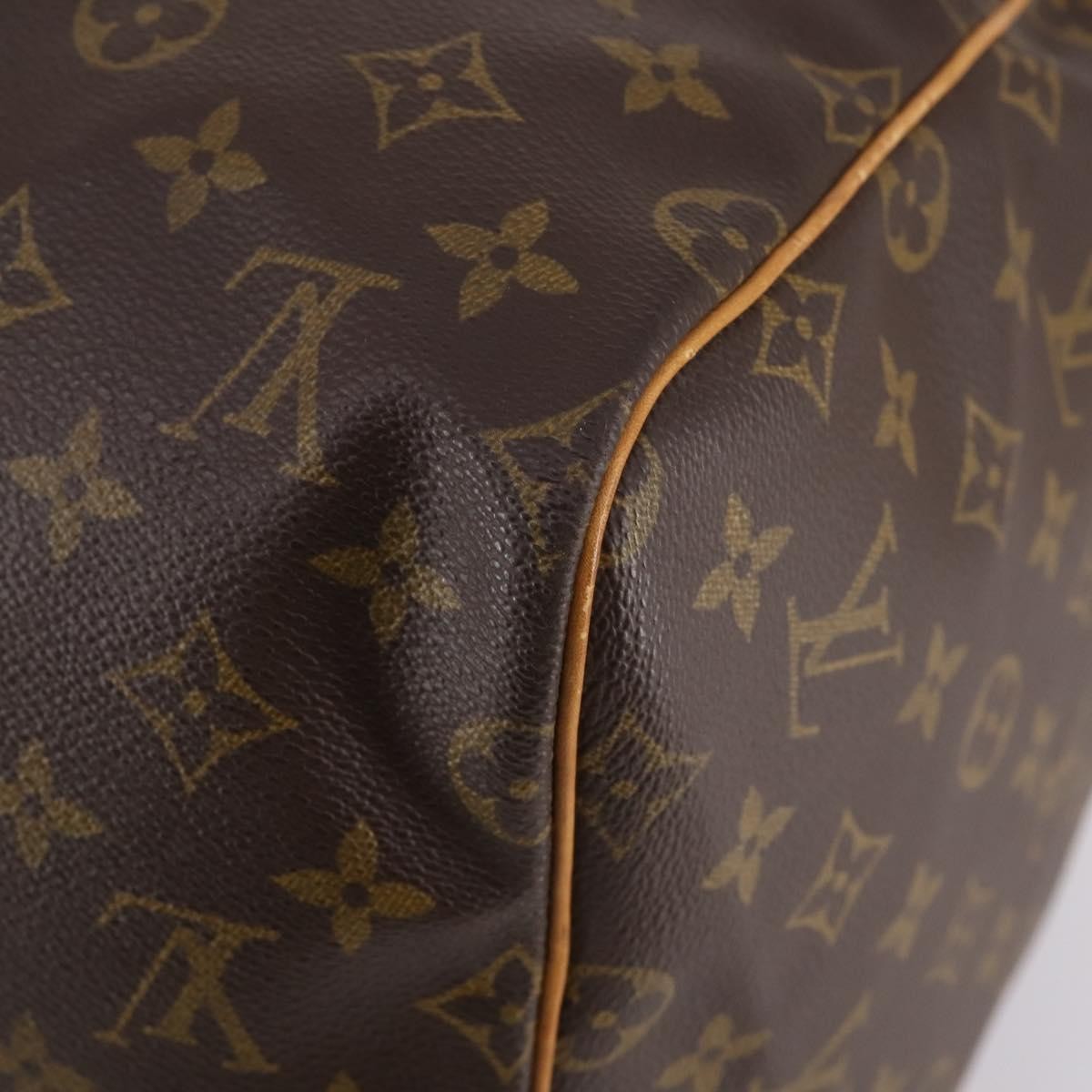 Louis Vuitton Keepall Bag Monogram Canvas Brown Canvas Travel Bag