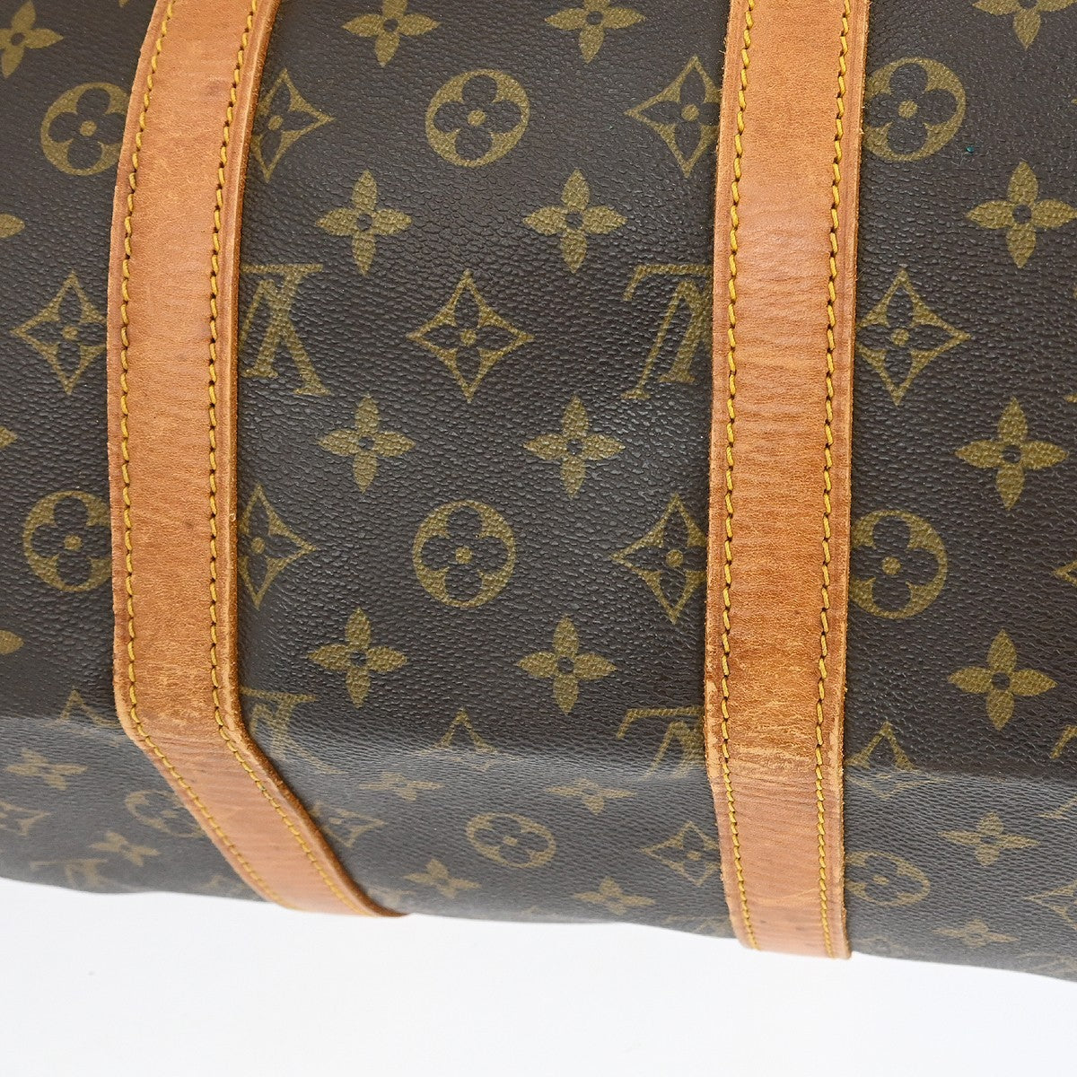 Louis Vuitton Keepall Bag Monogram Canvas Brown Canvas Travel Bag