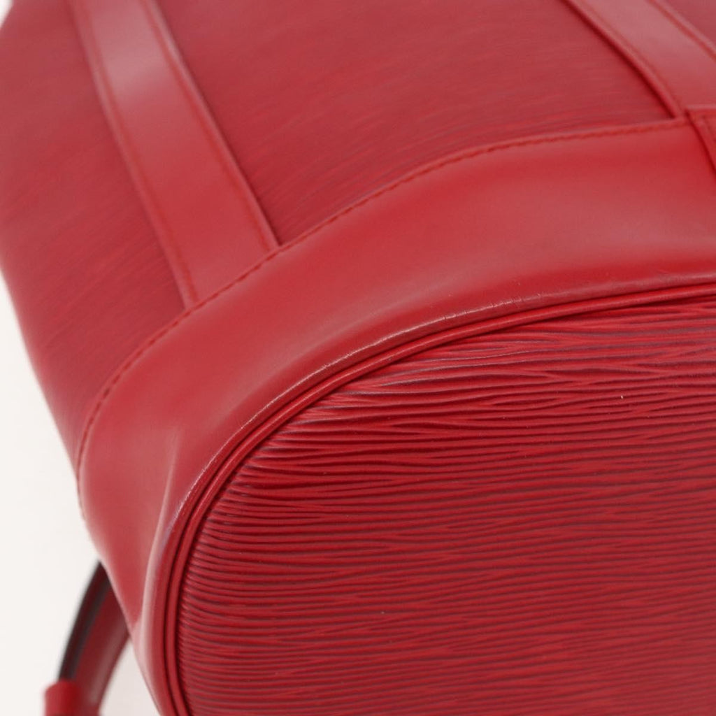 Louis Vuitton Randonnee Backpack Epi Leather Red Leather Shoulder Bag
