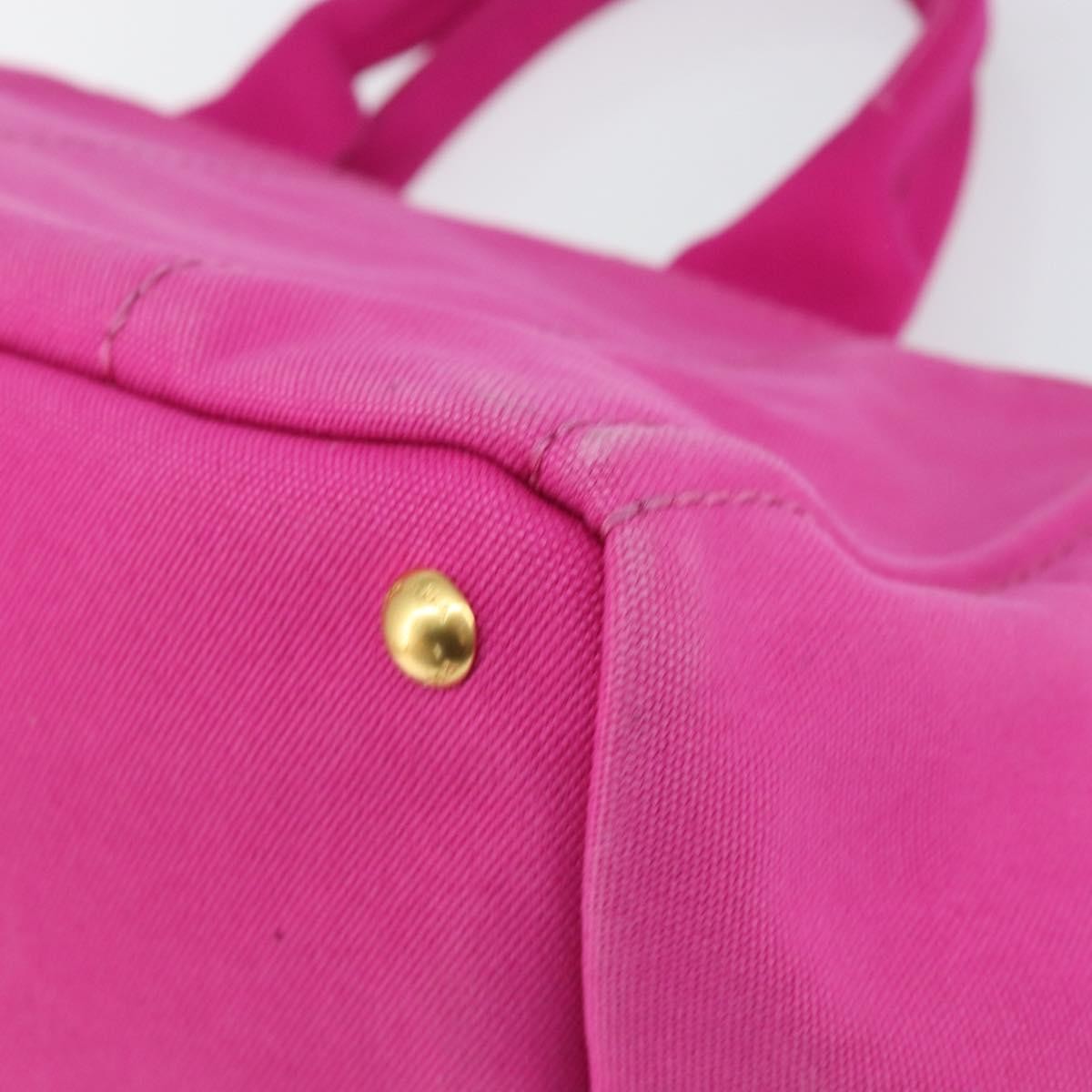 Prada Canapa Tote Canvas Pink Canvas Tote Bag Bag