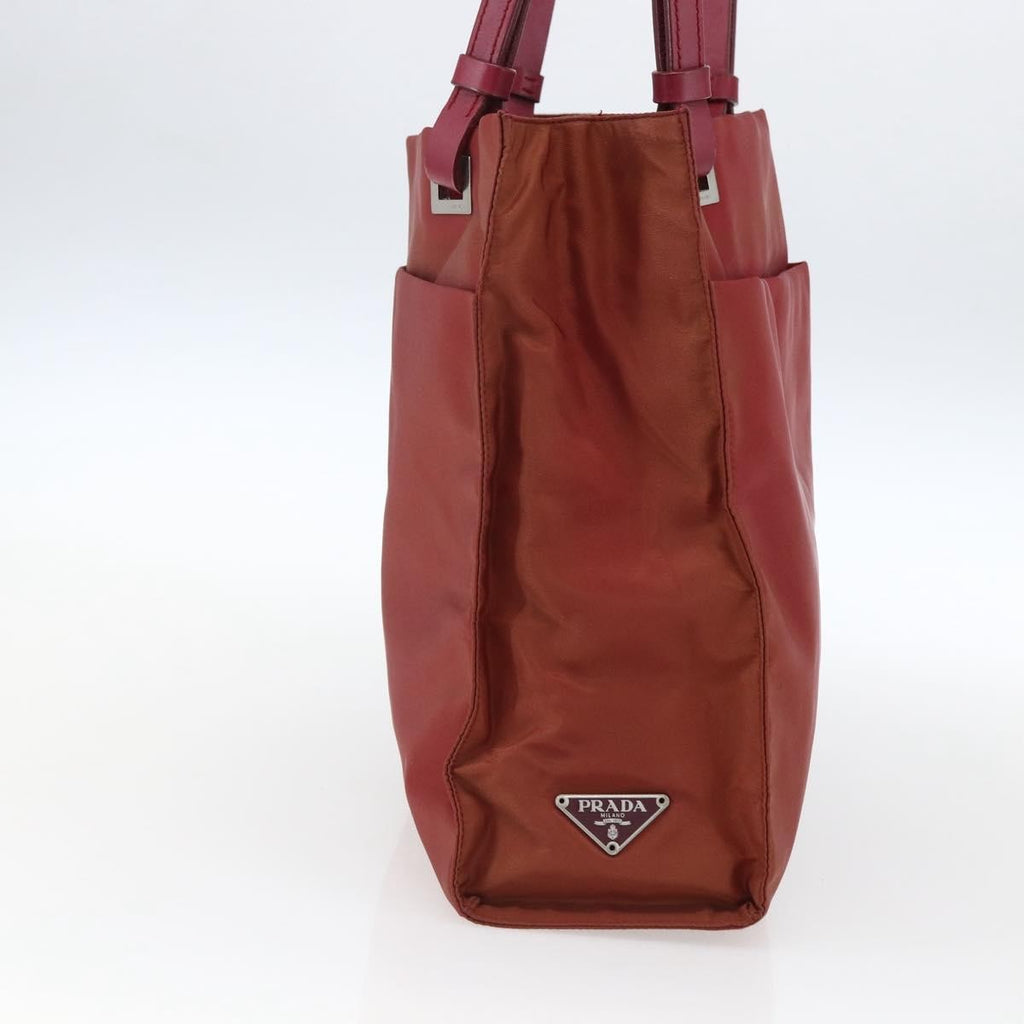 Prada Vintage Tote Tessuto Red Nylon Tote Bag Bag