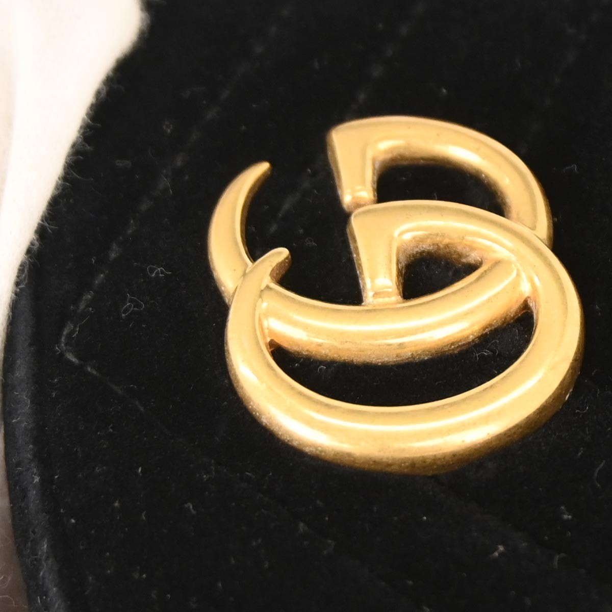 Gucci Gg Marmont Belt Bag Matelasse Velvet Black Velvet Clutche & Pouche Bag (Pre-Owned)