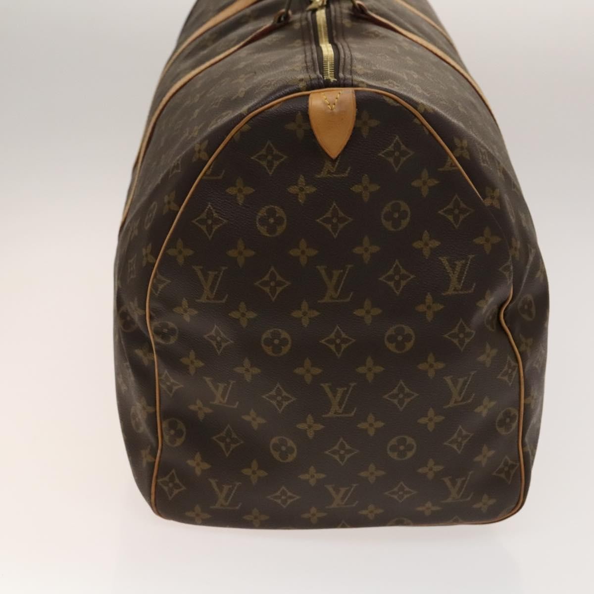 Louis Vuitton Keepall Bag Monogram Canvas Brown Canvas Bag